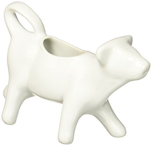 BIA Cordon Bleu Cow Creamer - 4oz Porcelain Milk Pitcher with Microwave & Dishwasher Safe Finish, Animal Shaped Cream Server for Coffee, Tea & Tabletop Use - Farmhouse Style Accessory - Image 4