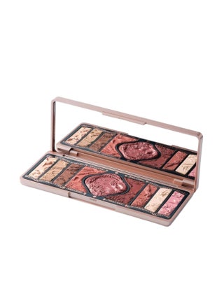 Floral Engraving Pheonix Makeup Palette | H04 Burgundy Sunset | 12.8 grams - view 2
