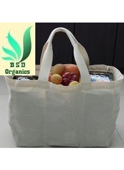 BSD Organics BSD Organics Eco Tri Multipurpose Bag with 3 Partionscompartments for Purchase of Vegetables Fruits Grocery and More 1 Number  - Image 2