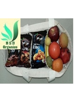 BSD Organics BSD Organics Eco Tri Multipurpose Bag with 3 Partionscompartments for Purchase of Vegetables Fruits Grocery and More 1 Number  - Image 1