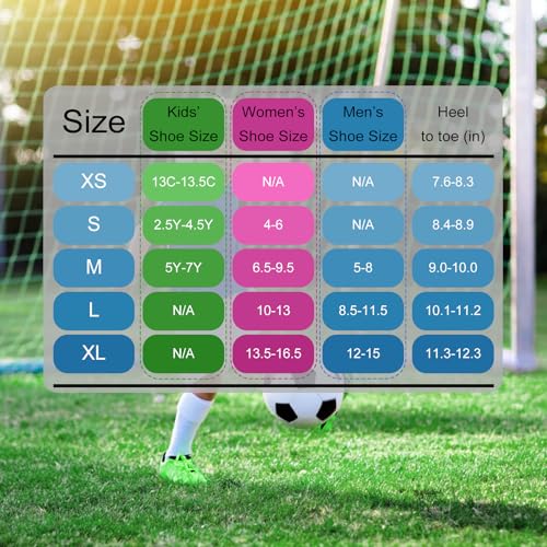 CWVLC Men's Soccer Socks 1 Pairs, Football Sport, Baseball Softball Team Athletic Socks, Knee High Long Tube Cotton Arch Ankle Compression Socks, Black, X-Large - Image 3