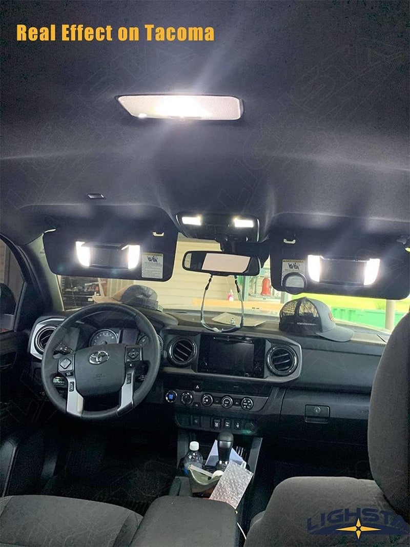 LIGHSTA 11PCS Super Bright White LED Interior Light Kit for Toyota Tacoma 2016-2022 - Image 3