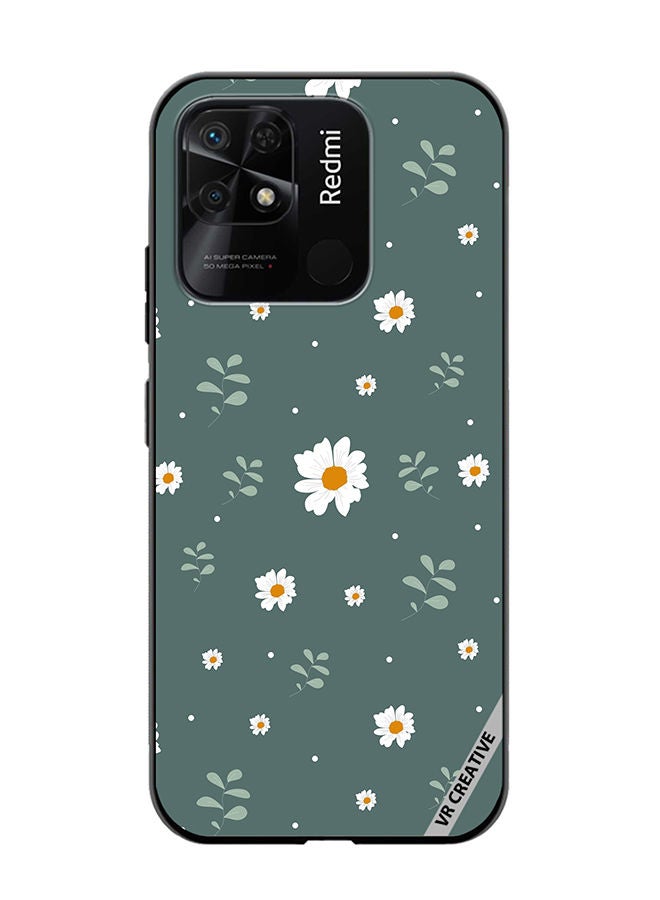 VR CREATIVE Protective Case Cover For Xiaomi Redmi 10C Flower Design Multicolour - Image 1