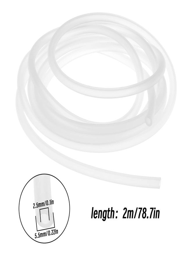 SING F LTD 2m Clear Silicone RC Nitro Glow Engine Fuel Line for Nitro Engine Models Transport Silicone Fuel Line Tube Pipe Fits 5.5X 2.5mm - Image 4
