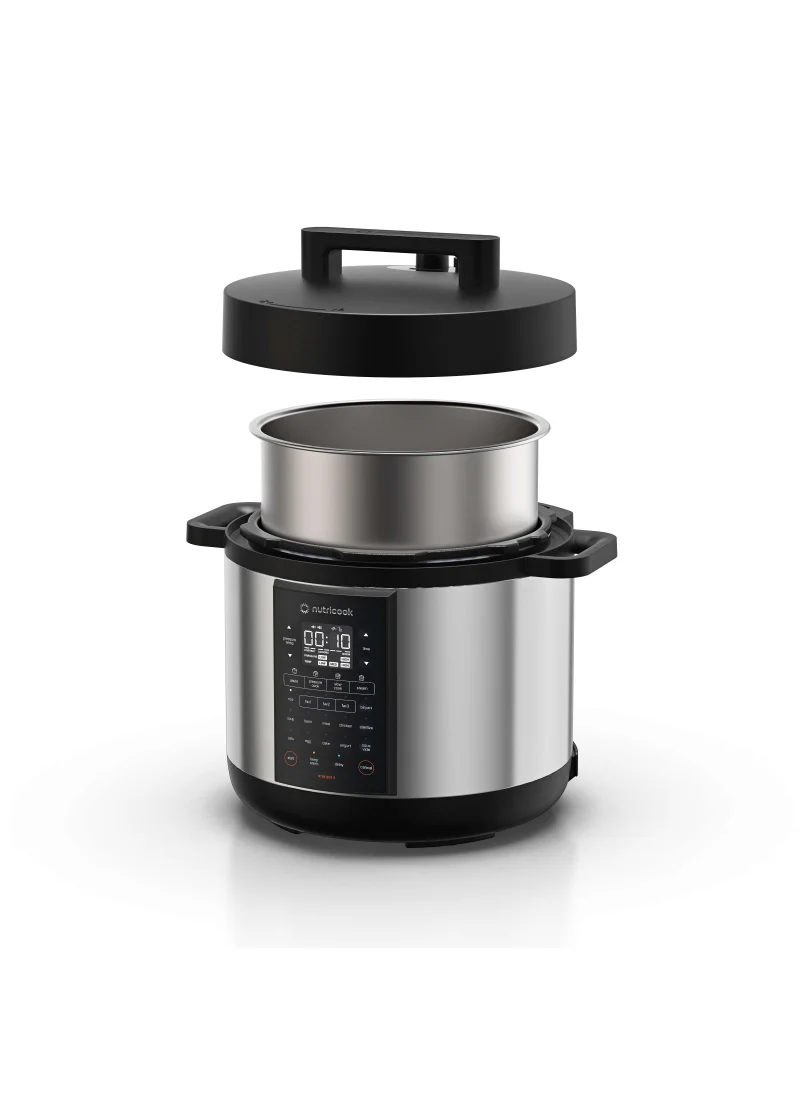 nutricook Smart Pot 3, Cooker Base, SS Inner Pot, Steam Rack, Measuring Cup, User Guide,