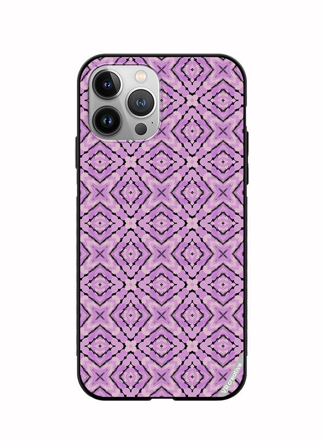 VR CREATIVE غطاء حماية لجهاز آبل آيفون 11 برو ماكس بتصميم خطوط متعددة الألوان - Image 1