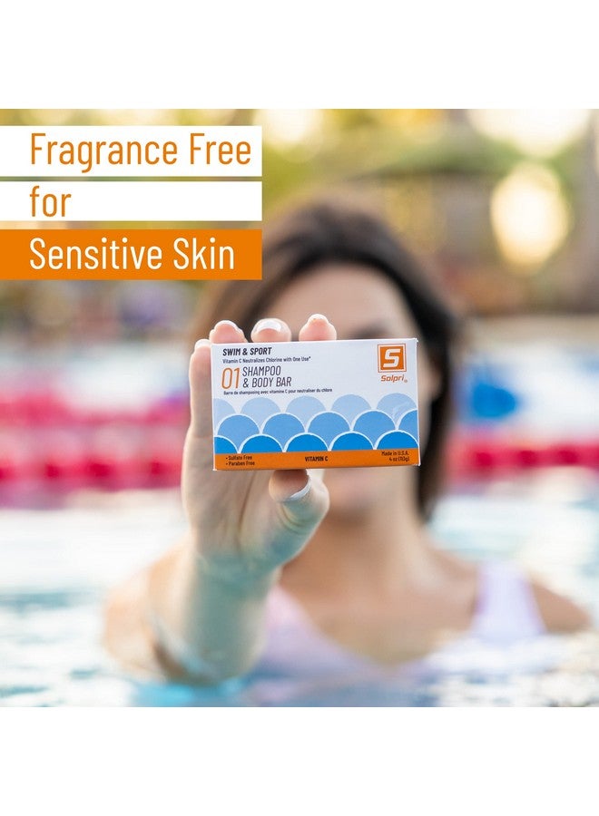 Solpri Swim Shampoo Soap Bar For Hair & Body Unscented With Vitamin C To Remove Chlorine 4 Oz - Image 5