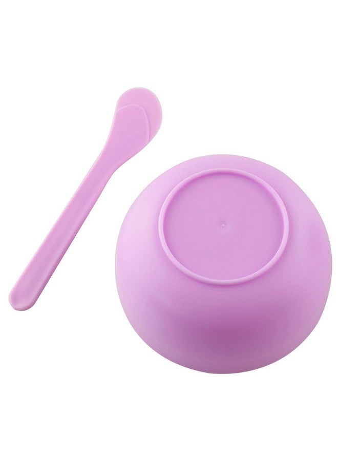 تيج أدوات صنع الوحل بنفسك 5 قطع من أوعية الخلط البلاستيكية الأرجوانية المصنوعة من مادة البولي بروبيلين مع 5 قطع من ملاعق الخلط المصنوعة من مادة الغراء لصنع الحرف اليدوية المضحكة - Image 4