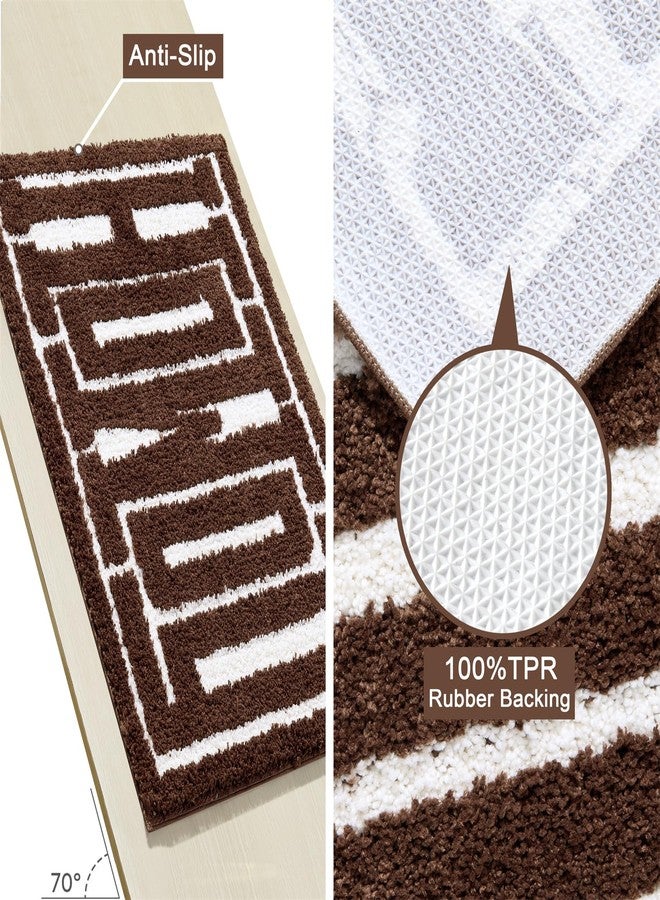 RoomTalks Washable Howdy Rug Indoor Doormat, Cowboy Country Brown Southwestern Bathroom Rugs Non Slip Bath Mat, Wild West Rodeo Texas Throw Rugs 2x3 Small Area Rug for for Bedroom Bathroom Kitchen - Image 5