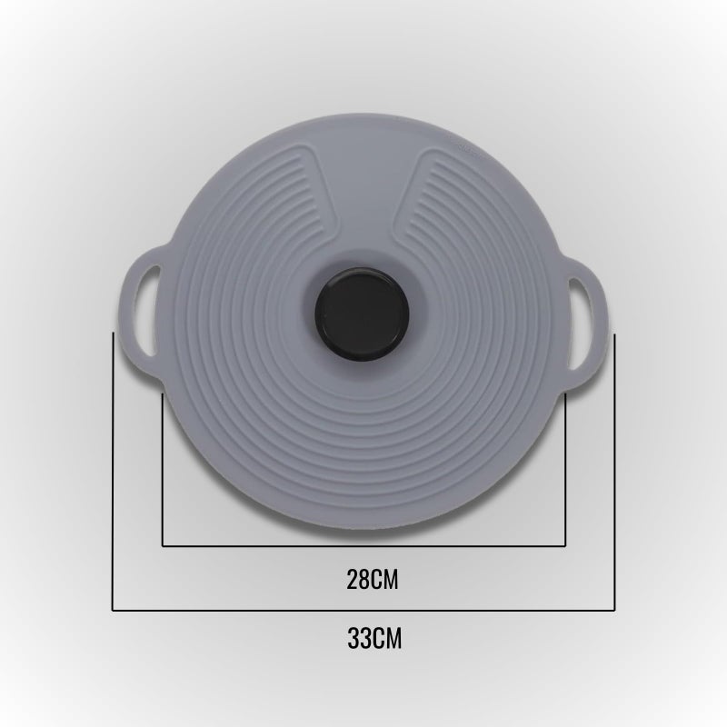 CYROX 250°Celsius Silicone Lids, Reusable Silicone Lids For Round Bowls, Dishes, Plates, Cans, Jars, Glassware and Mugs - Food & Bowl Covers, Dishwasher, Freezer Safe, Microwave (Large) - Image 3