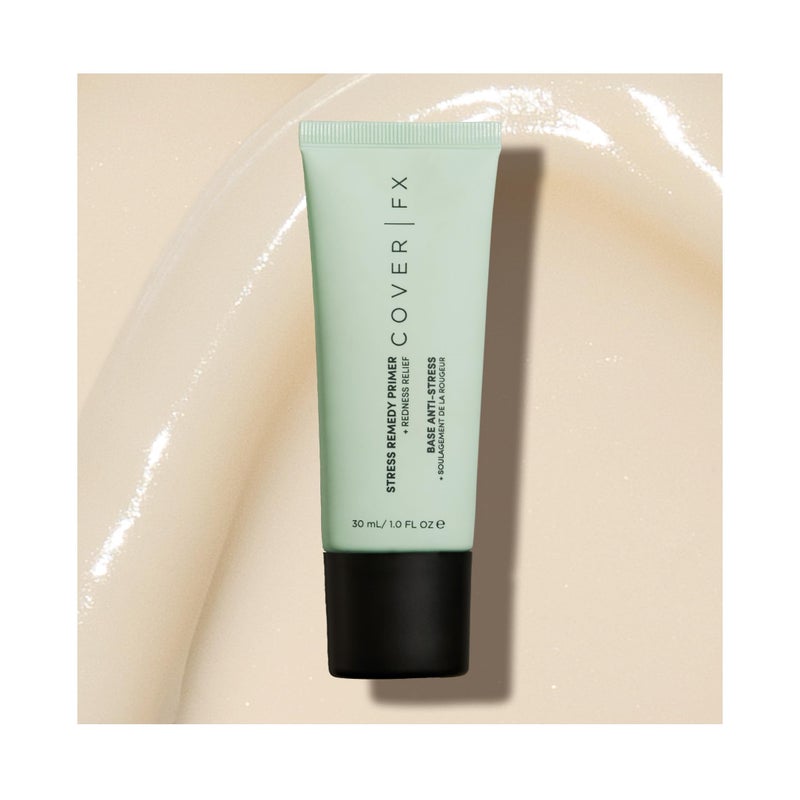 COVER FX Stress Remedy Primer  1 Fl Oz  Cooling Primer  Neutralizes Redness  Safe For All Skin Types