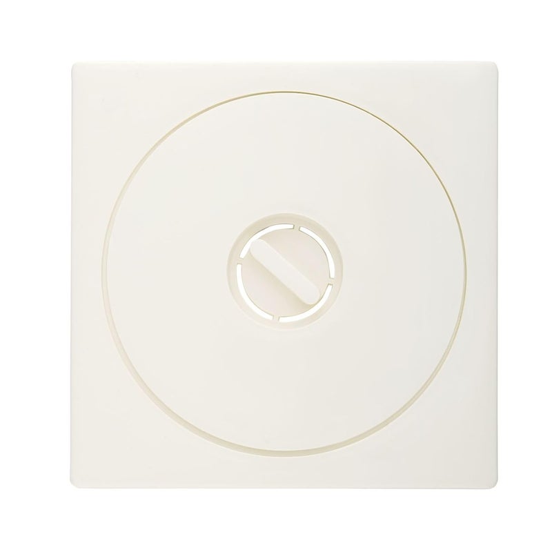 NEW WARE ® مصفاة أرضية مربعة 3 قطع من PVC لجالي/فخ المياه (لون عاجي) بحجم 6 * 6 بوصة - Image 2