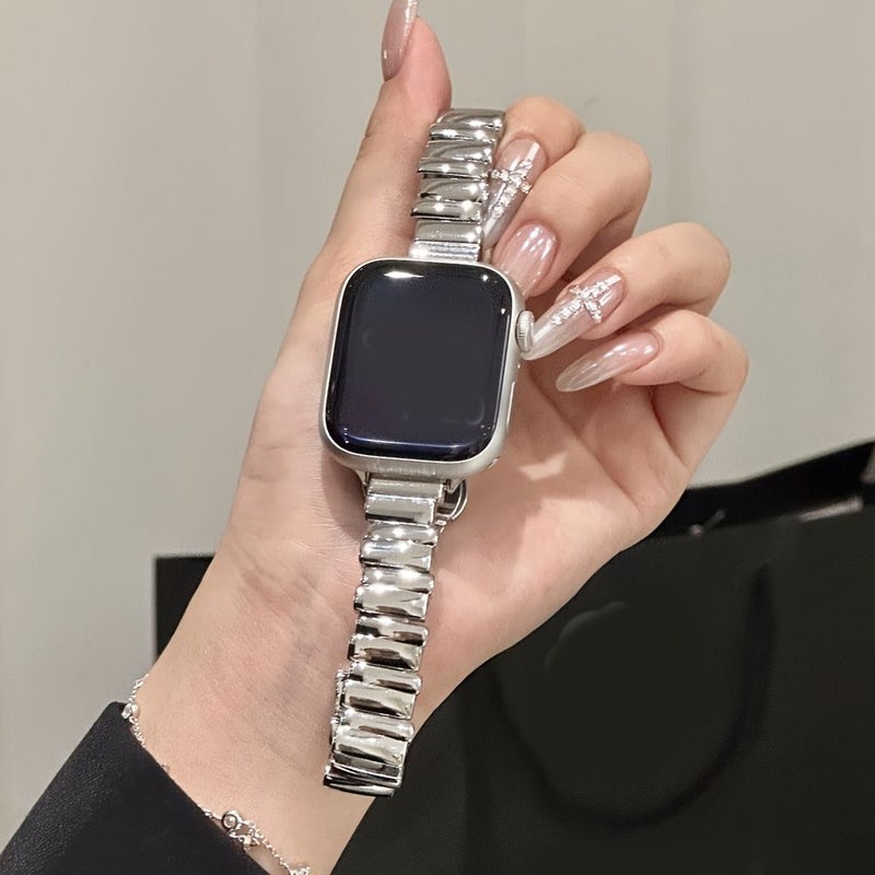 Adjustable Metal Bracelet for Apple Watch 38 40 41mm Star Color - Image 3