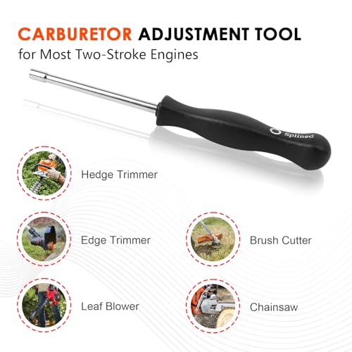 HUZTL Carburetor Carb Adjustment Screwdriver Adjusting Tool for 2 Cycle Engine Poulan Husqvarna Stihl Homelite Weed Eater Craftman Echo Trimmer Brushcuter Blower (21-Teeth Splined) - Image 3