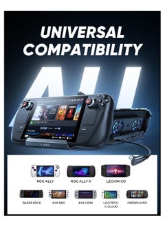 Lisen LISEN 10-IN-1 Docking Station for Steam Deck OLED&ROG Ally X&Legion Go, Dual Cooling Fan 5 USB Ports and 4K@60Hz, 100W Charging Port Support ROG Ally 30W Mode, Gigabit Ethernet Fit for Steam Deck OLED  - Image 2