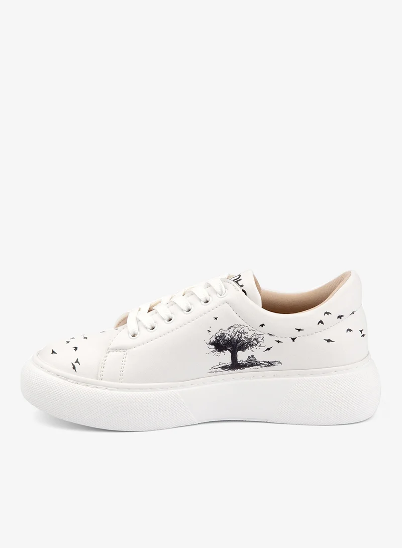 Mumka Love Landscape Sneakers