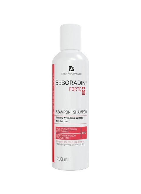 Forte Anti-Hair Loss Shampoo 200ml | Hair Thinning Treatment for Men & Women | Strengthening Natural Formula with Ginseng, Biotin & Vitamins | Boost Hair Growth & Reduce Hair Fall