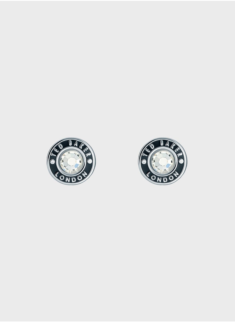 Ted Baker - Button Detail Stud Earrings - Image 1