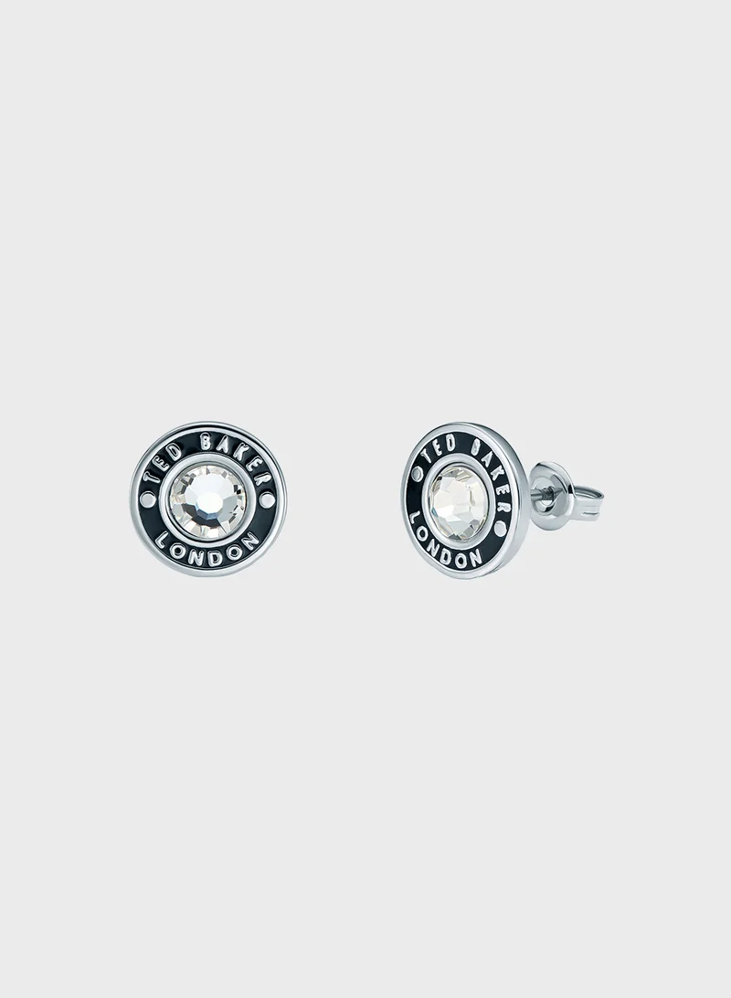Ted Baker Button Detail Stud Earrings