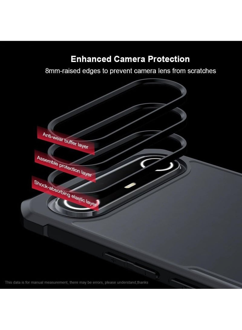 عام غطاء واقي شفاف متوافق مع هاتف Tecno Spark Slim 4G - [حماية وسادة هوائية] مقاوم للاصفرار وبصمات الأصابع، غطاء خلفي واقي من مزيج PC+TPU الماص للصدمات - Image 4