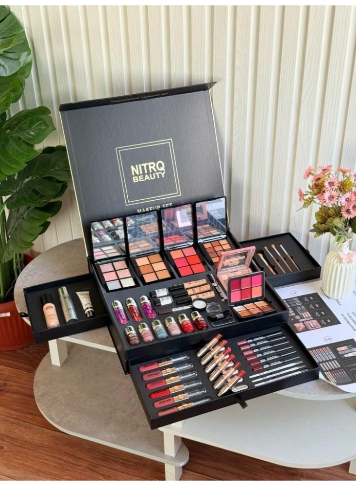 Nitrq Beauty Nitric Beauty 32-piece multi-colored makeup box set - Image 1