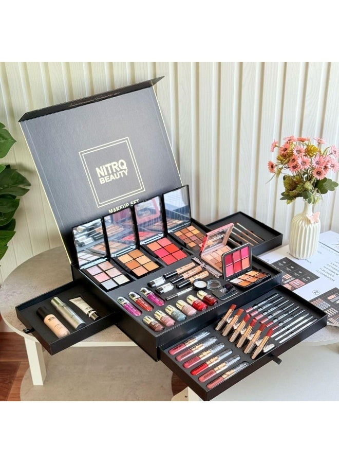 Nitrq Beauty Nitric Beauty 32-piece multi-colored makeup box set - Image 4