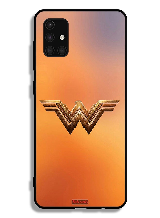 Tolwak Samsung Galaxy A71 4G Protective Case Cover Wonder Women Logo - Image 1