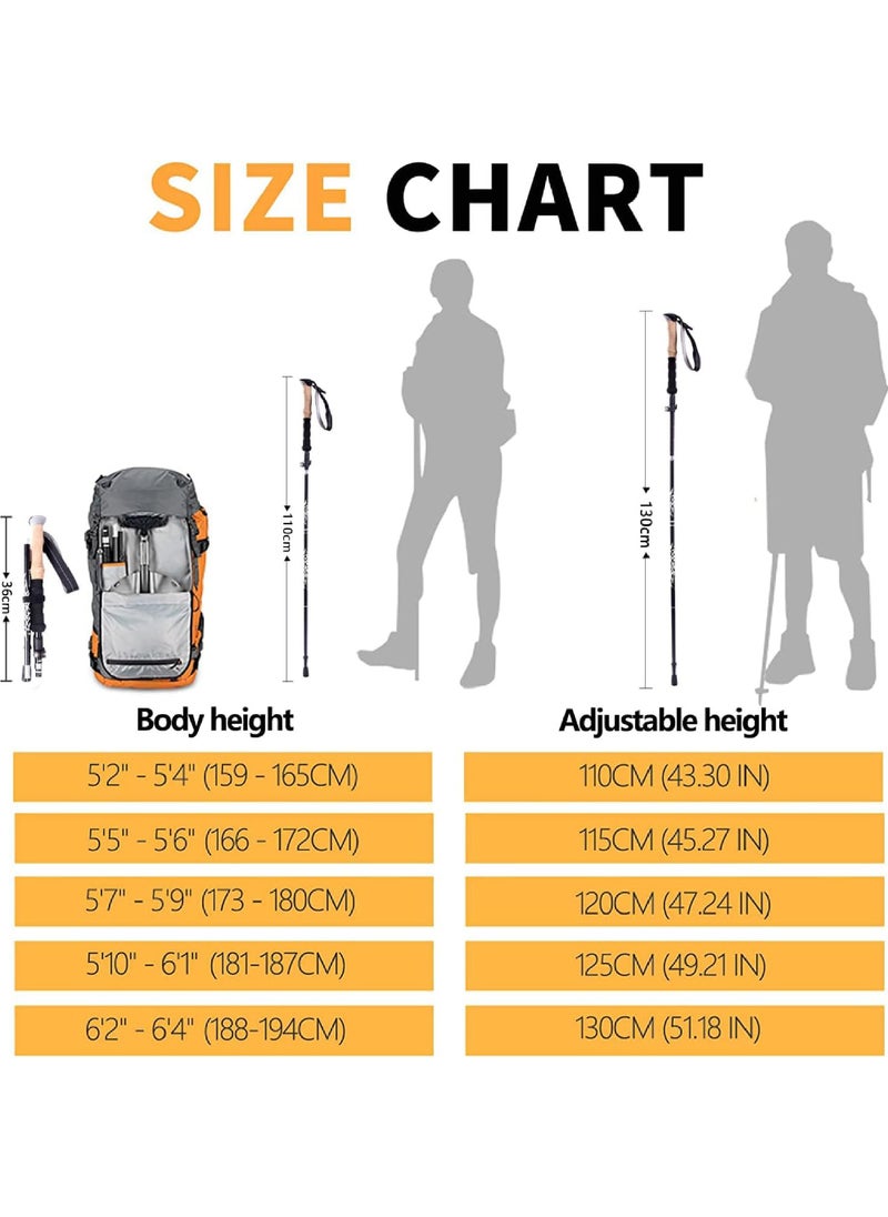 Light weight Trekking Hiking Adjustable Aluminum Walking Poles or Stick with Quick Lock System for Hiking Camping Outdoor - pzsku/Z78EC0F41B2C7D8577767Z/45/_/1703840051/a6fd27c8-84a7-48cc-9890-ddc1dd7ac258