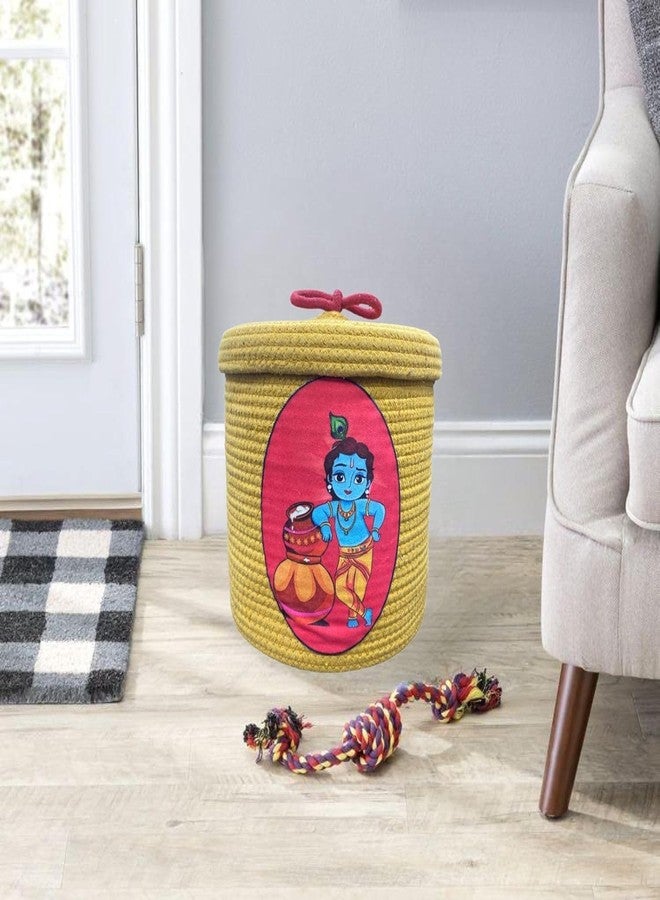 HOME FIESTA THE FIRST HOME DECOR Toy Storage Toy Box Small Storage Bins for Kids, Shelves, Organizing. Baby, Dog Toy Organizers and Storage, Baskets for Organizing Toy Basket - (LIL13) - Image 3