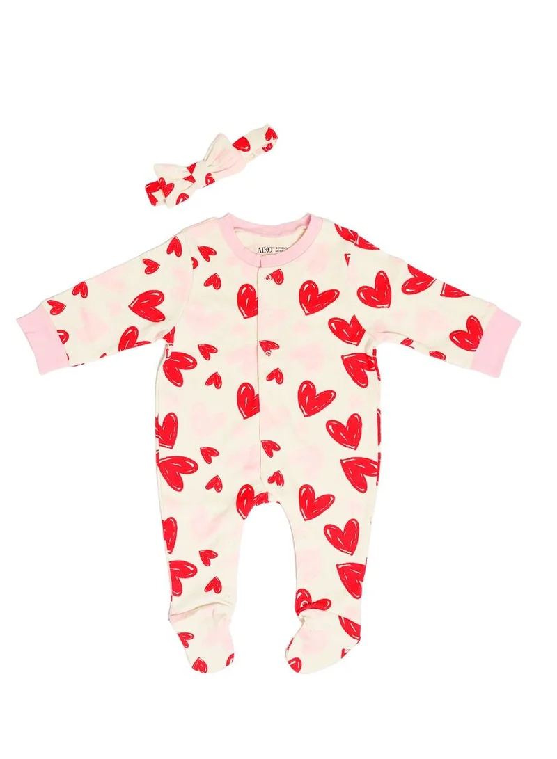 ايكو AIKO Infant Romper with Headband