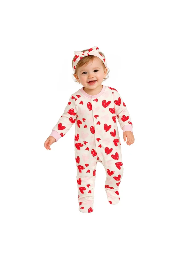 ايكو AIKO Infant Romper with Headband
