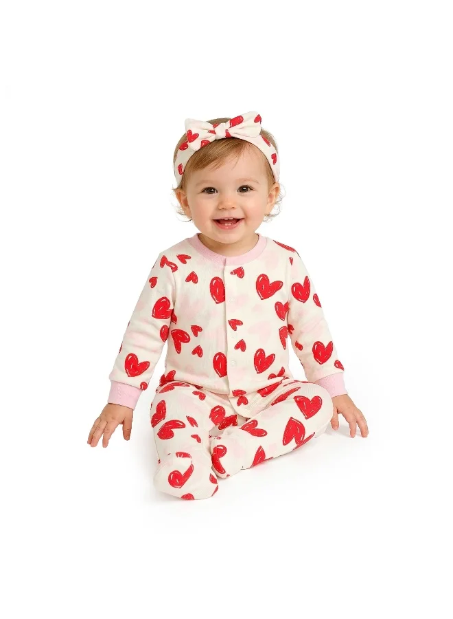 ايكو AIKO Infant Romper with Headband