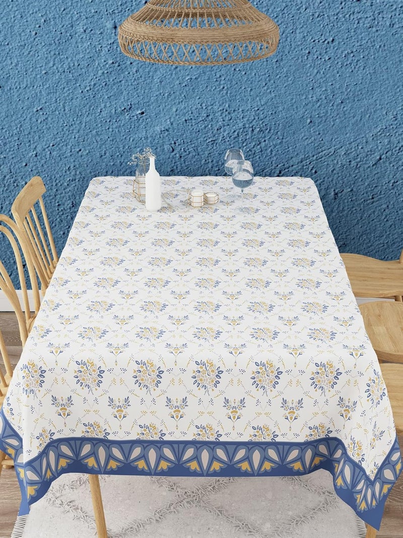 EVER HOME 100 Cotton 4 to 6 Seater Dining Table ClothTable CoverRectangular 58 inch x 88 inch Pack of 1 - Image 3