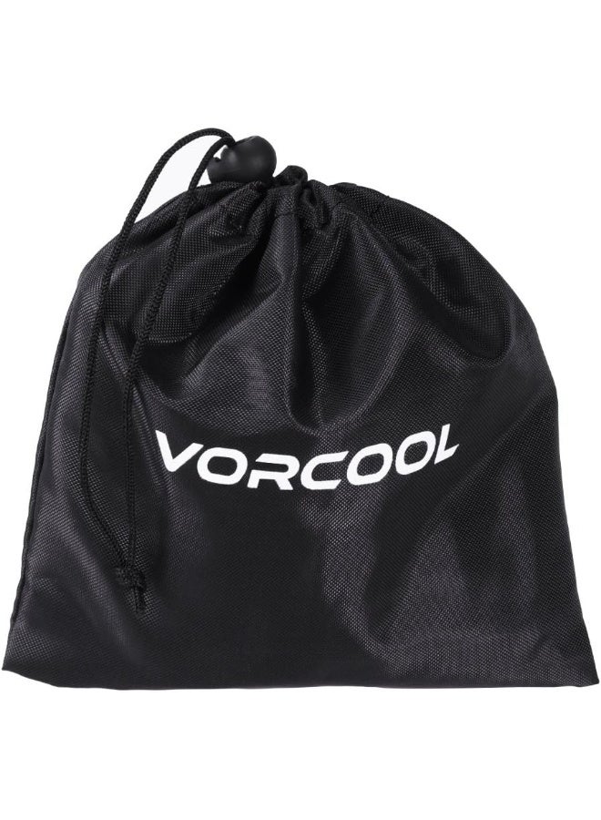 VORCOOL VORCOOL 2PCS Ankle Straps for Cable Machines Weightlifting Gym Workout Fitness Double D-Ring Neoprene Padded Ankle Cuffs for Legs, Abs and Glute Exercises Fits for Men & Women with Carry Bag  - Image 4