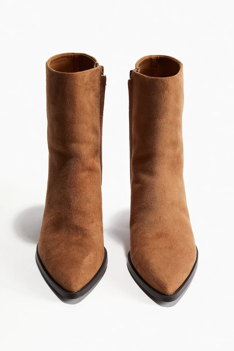 H&M Pointed Ankle Boots