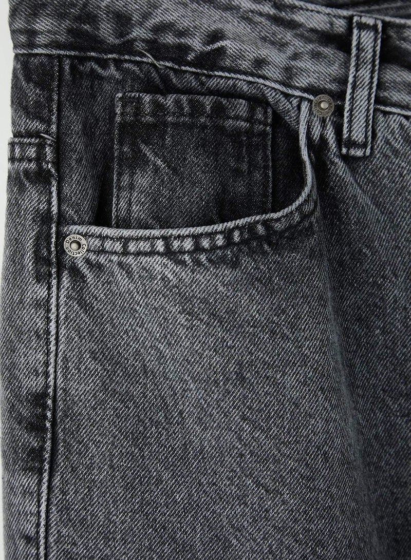 trendyol Gray Essential Fit Jeans Denim Pants - Image 5