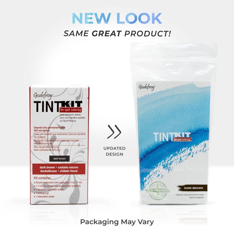 Godefroy Tint Kit Professional for Eyebrows and Beards - Medium Brown - Image 2
