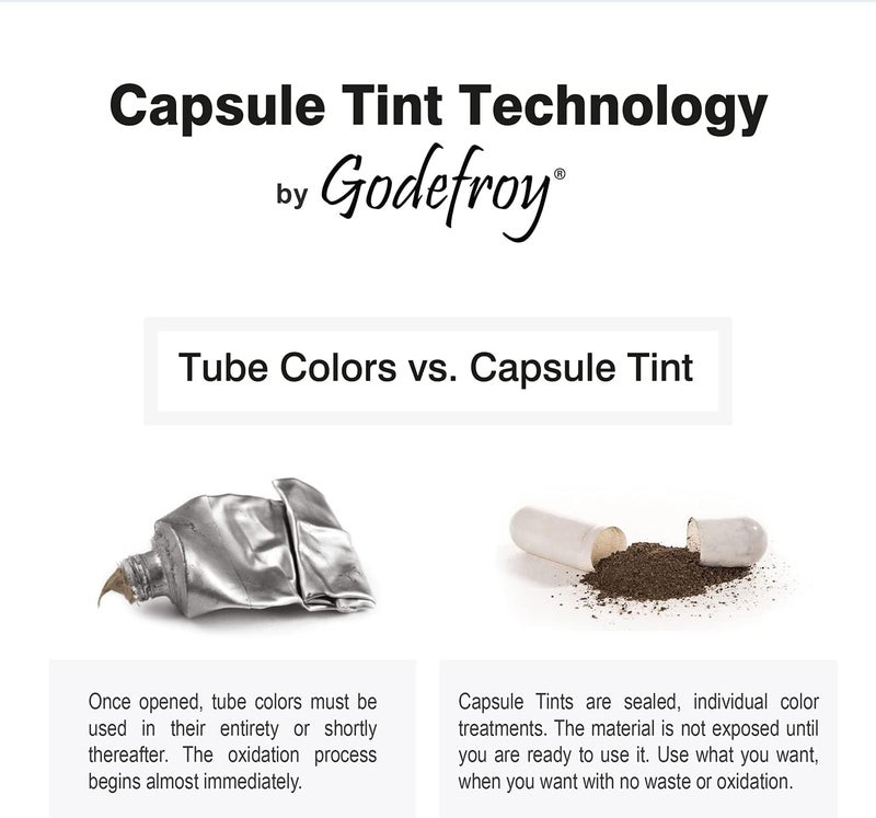 Godefroy Tint Kit Professional for Eyebrows and Beards - Medium Brown - Image 3