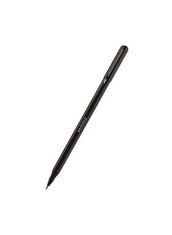 Pentonic 0.7Mm Ball Point Pen Blister Pack | Black Body | Black Ink | Set Of 10 Pens  - Image 4