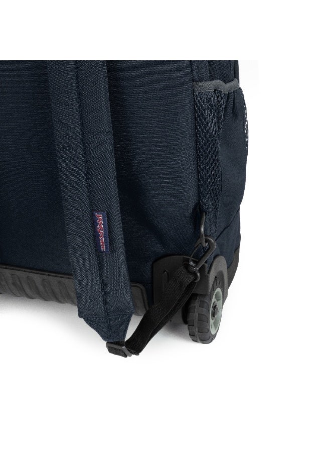 JanSport Driver 8 Wheeled Backpack, Navy, 15-Inch Laptop Sleeve, Rolling Backpack with Telescopic Handle, Large Capacity, Travel & School Bag - Image 3