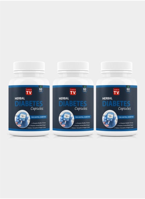 Herbal Diabetes 60 Capsule Pack of 3