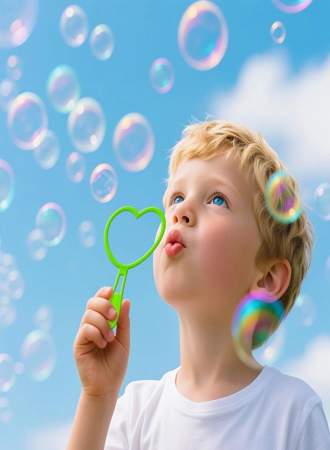 iShyan Big Bubble Wands Set,6 PCS Large Bubbles Maker Wand Set with Tray,Bubble Making Toys for Kids Summer Outdoor Birthday Party Favors - Image 5