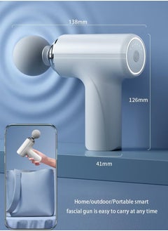 JWSISSIE Mini Massage Powerful Massager Deep Tissue Percussive Muscle Back Head Massager For Pain Relief With 4 Massage Heads 6 Massage Speeds  - Image 3