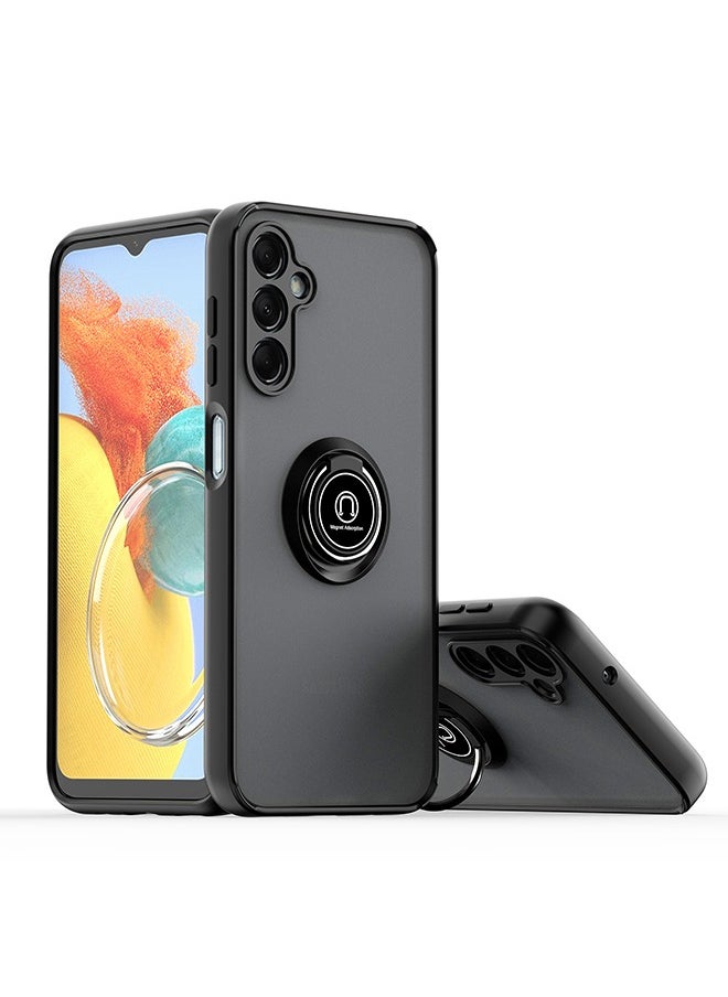 SNBFA Samsung Galaxy A15 4G/5G Case,Built-in Bracket Car Magnetic Shockproof and Anti-Drop Phone Case Cover Phone Accessory, Black  - Image 1
