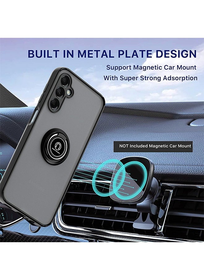 SNBFA Samsung Galaxy A15 4G/5G Case,Built-in Bracket Car Magnetic Shockproof and Anti-Drop Phone Case Cover Phone Accessory, Black  - Image 3