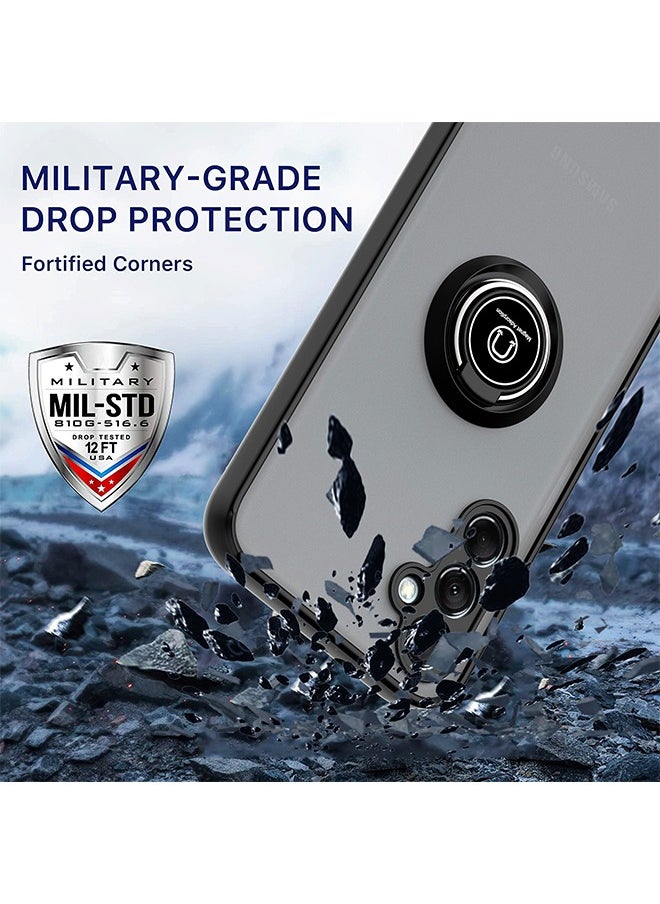 SNBFA Samsung Galaxy A15 4G/5G Case,Built-in Bracket Car Magnetic Shockproof and Anti-Drop Phone Case Cover Phone Accessory, Black  - Image 4
