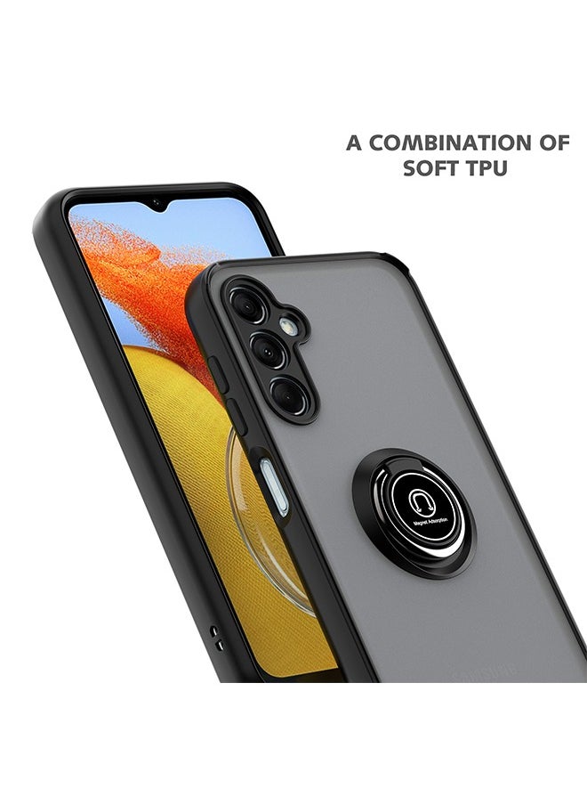SNBFA Samsung Galaxy A15 4G/5G Case,Built-in Bracket Car Magnetic Shockproof and Anti-Drop Phone Case Cover Phone Accessory, Black  - Image 2