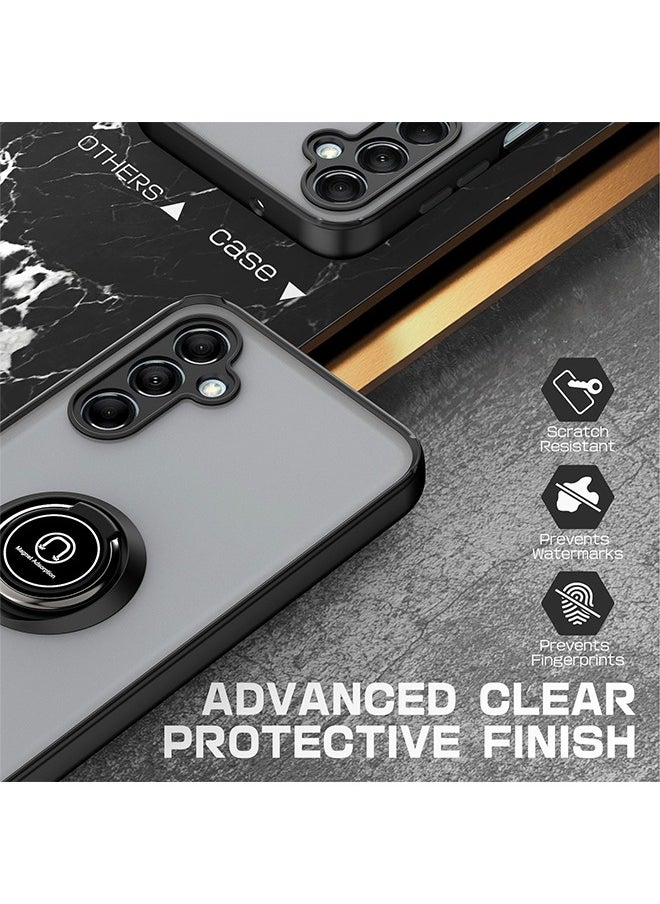 SNBFA Samsung Galaxy A15 4G/5G Case,Built-in Bracket Car Magnetic Shockproof and Anti-Drop Phone Case Cover Phone Accessory, Black  - Image 5