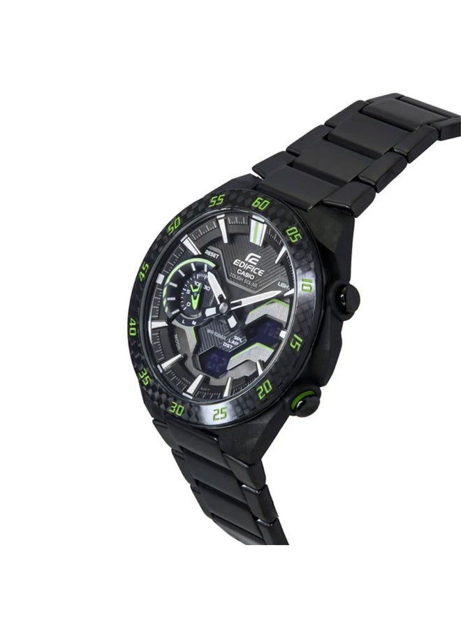 Casio EDIFICE WINDFLOW ECB-2200RC-1A3 Solar Stainless Steel - Image 2