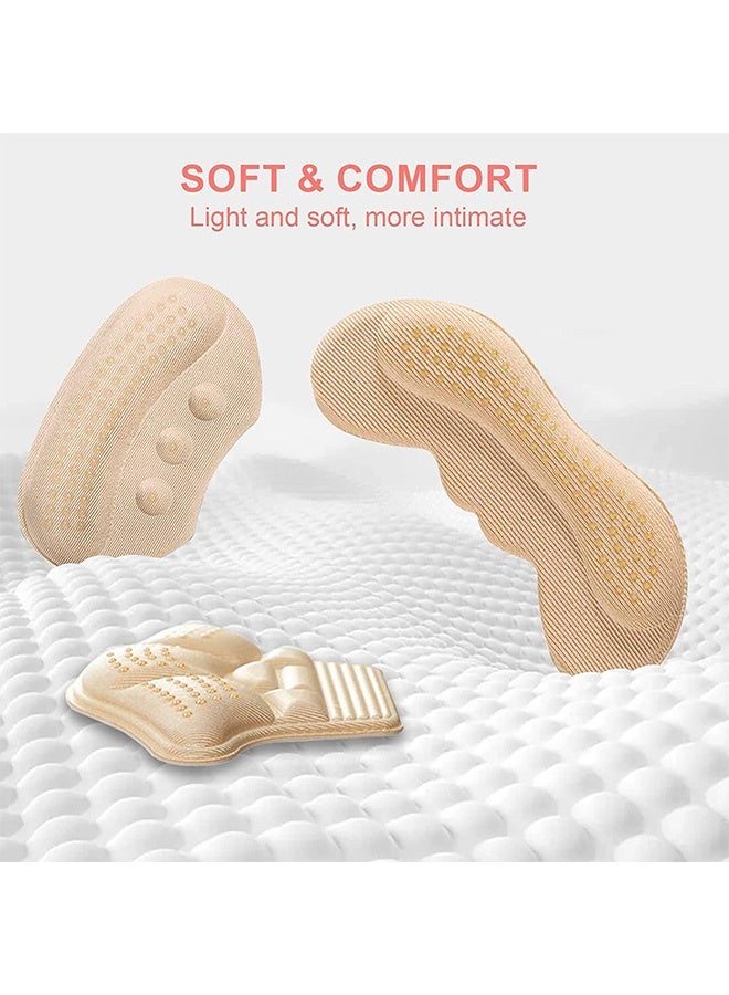 Peachjoy 4 Pairs Heel Cushion, Grip for Shoes Too Big, Self-Adhesive Anti-Slip Pads, Shoe Insoles for Ladies Liners, Blister Protectors for Women Men, Fit and Comfort - Image 5